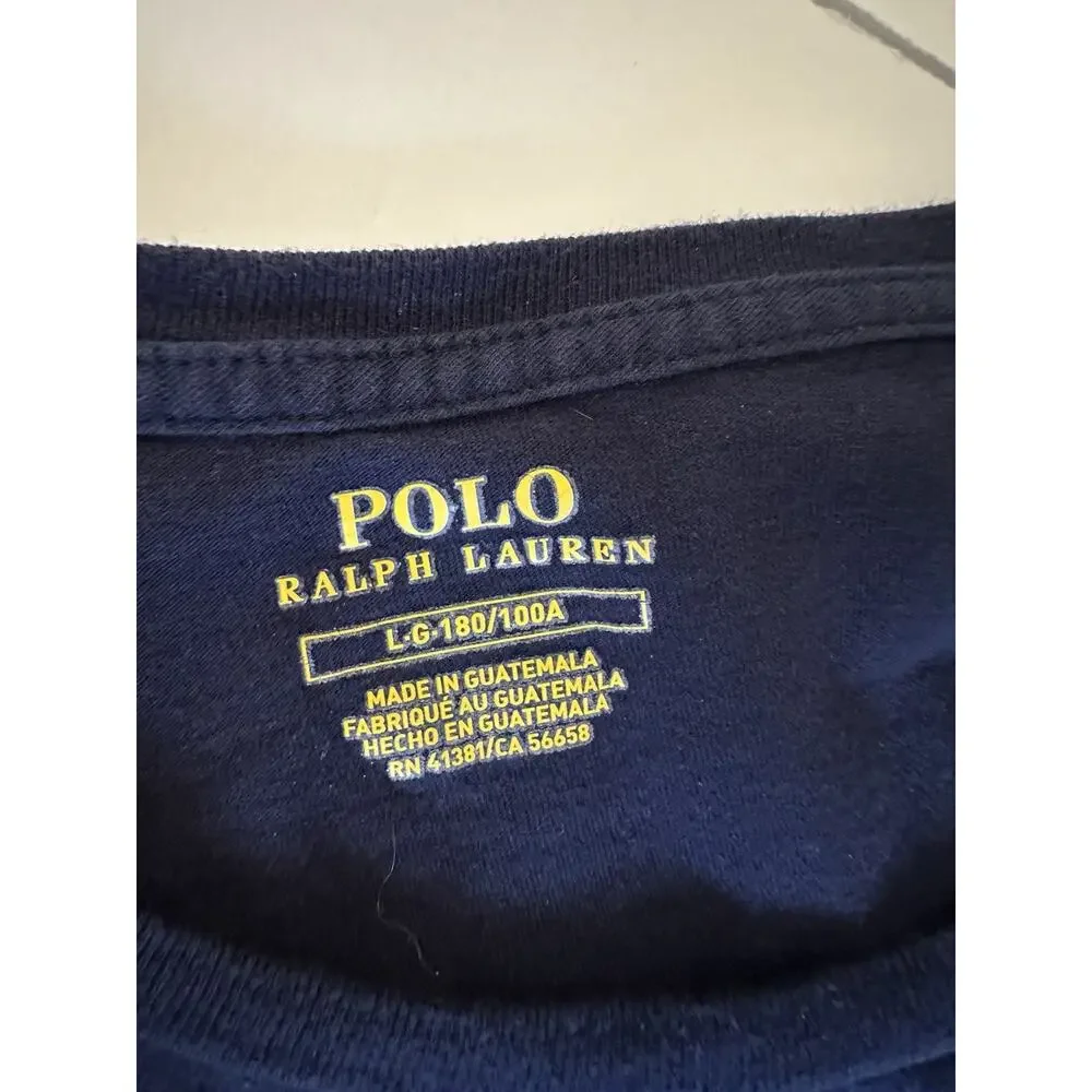 Polo Ralph Lauren Short Sleeve Logo T-shirt Blue Large